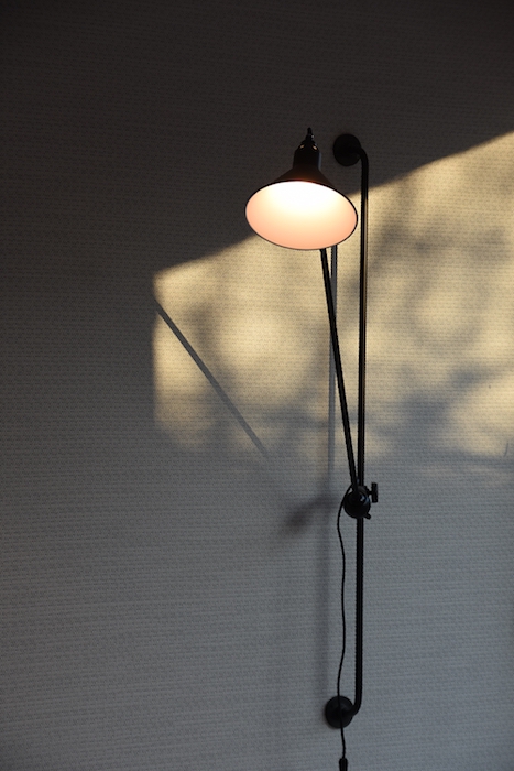 Detail van verlichting in zaal texture
