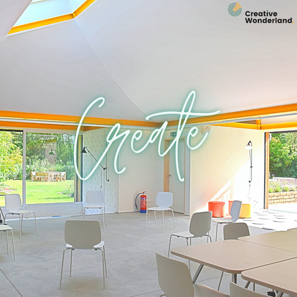 De creatieve ruimte Create bij Creative Wonderland