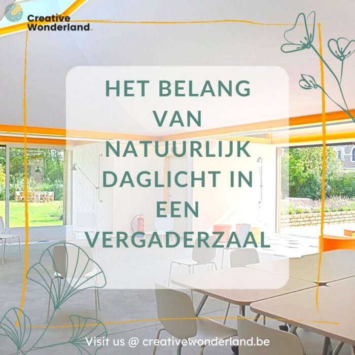 Daglicht als designprincipe in vergaderzalen: geen goede ideeën zonder goed licht