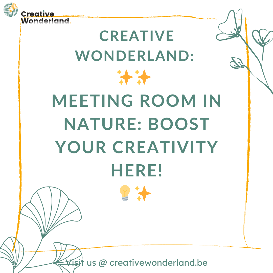 Meeting Room in Nature: Boost Your Creativity Here!