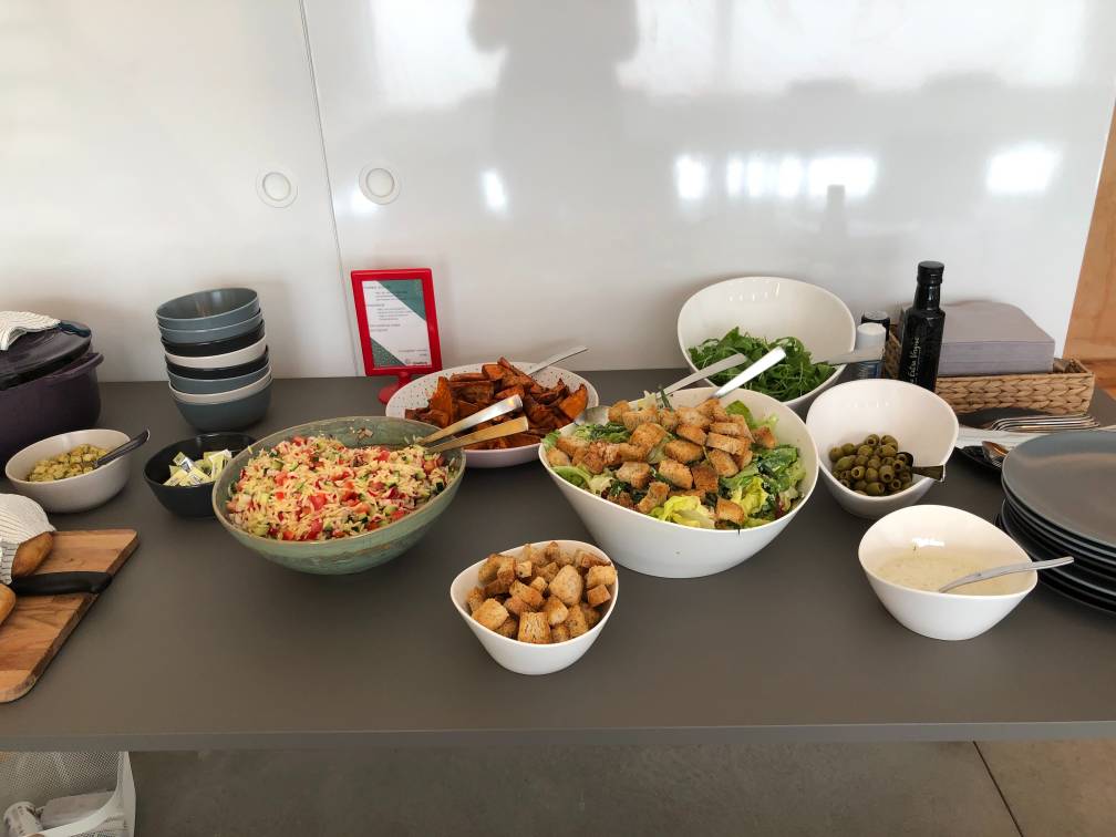 Prijzen voor huur vergaderzaal: groentebuffet