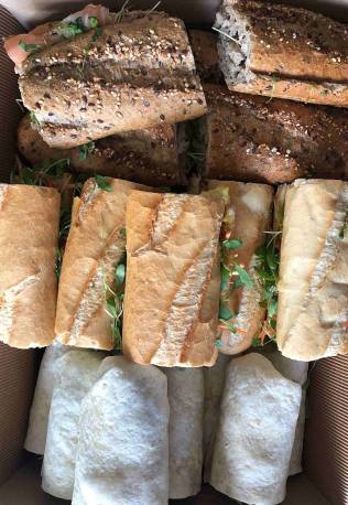 Tarifs location de salle : lunch sandwiches de luxe